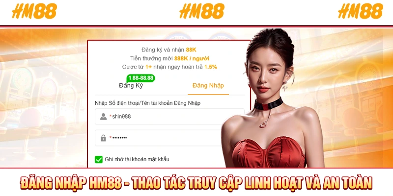 Đăng nhập HM88